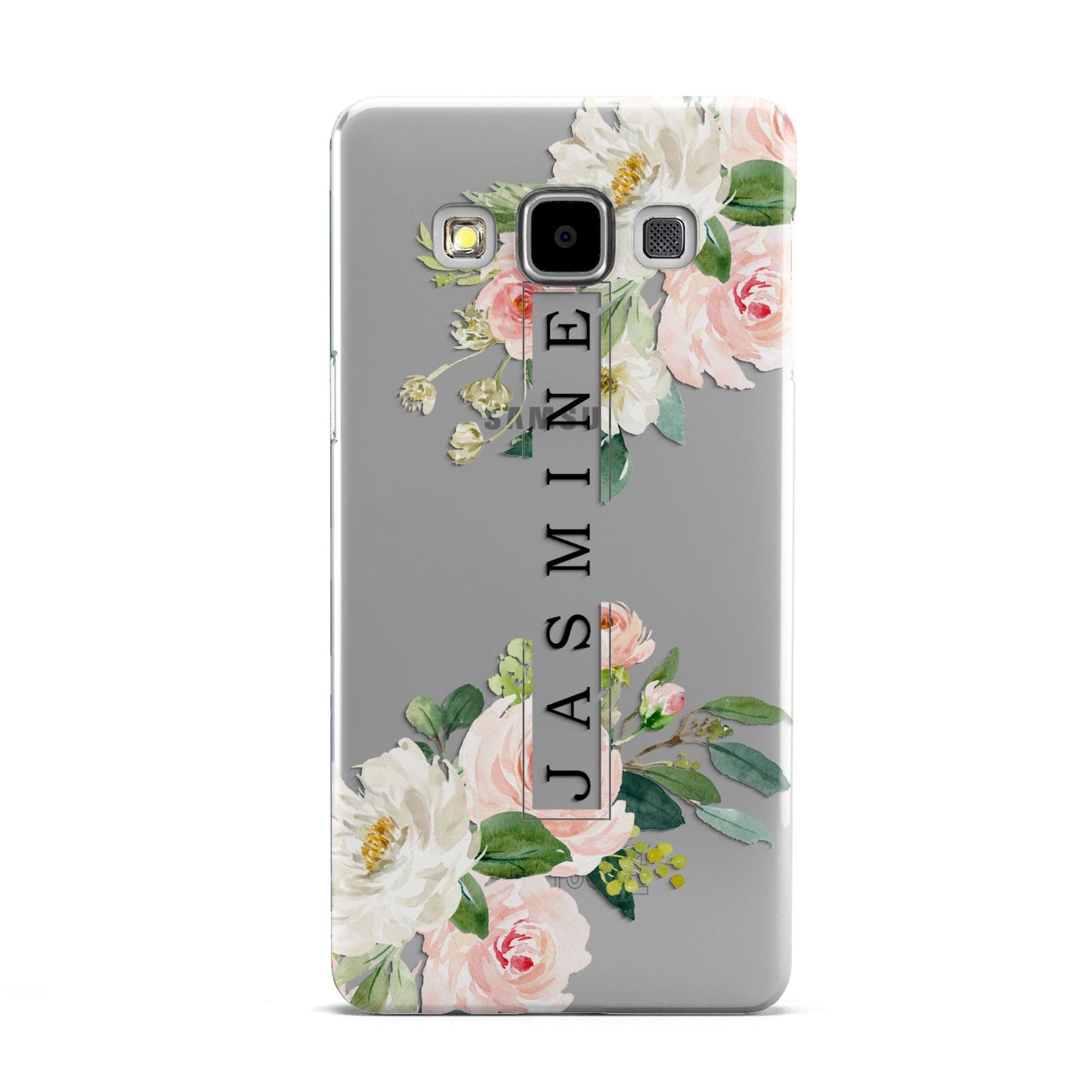 Personalised Floral Wreath with Name Samsung Galaxy A5 Case