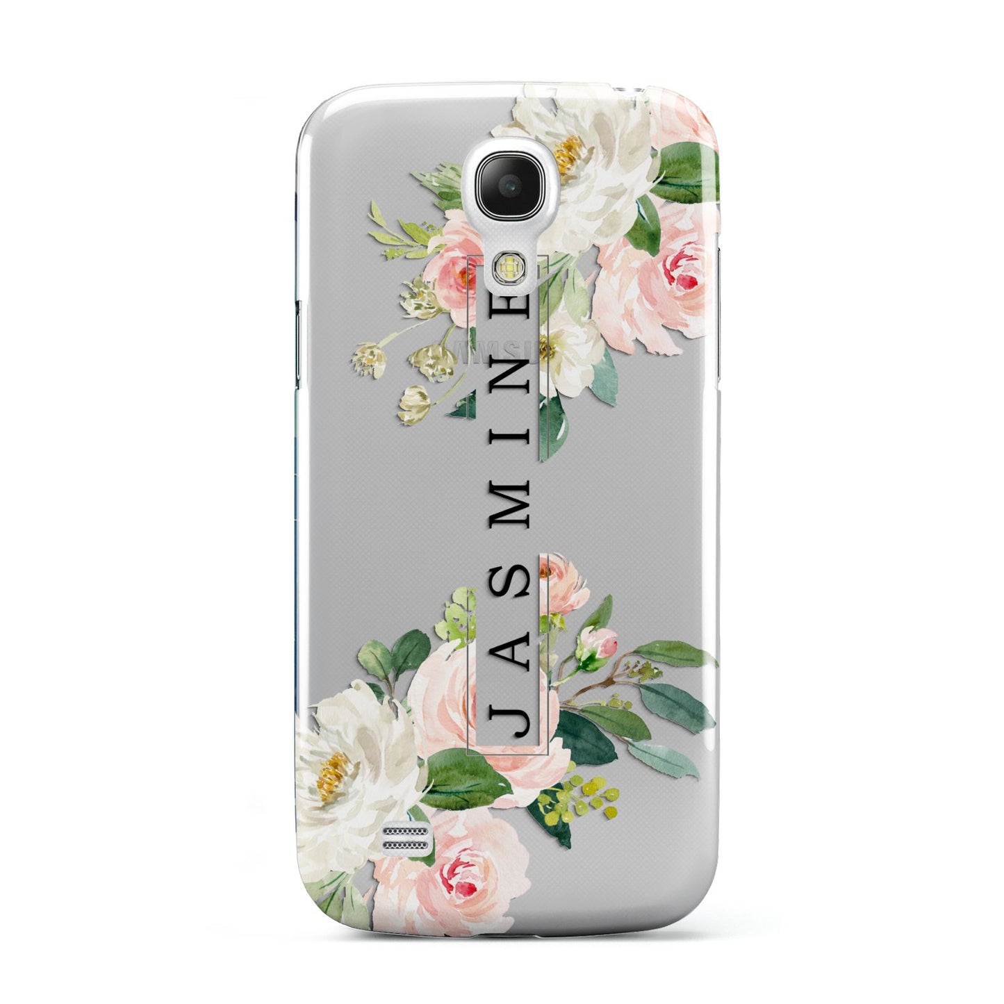 Personalised Floral Wreath with Name Samsung Galaxy S4 Mini Case