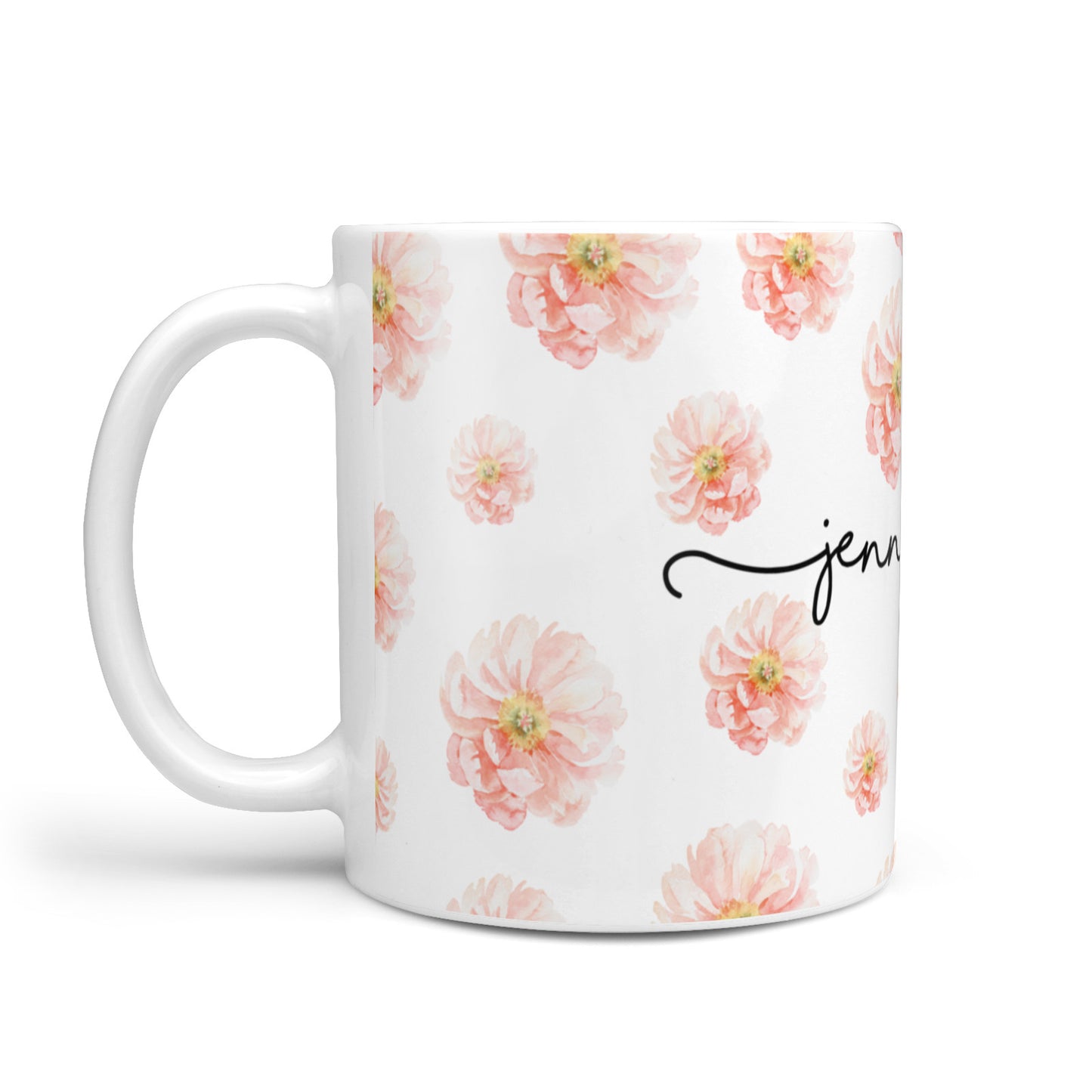 Personalised Flower Name 10oz Mug Alternative Image 1