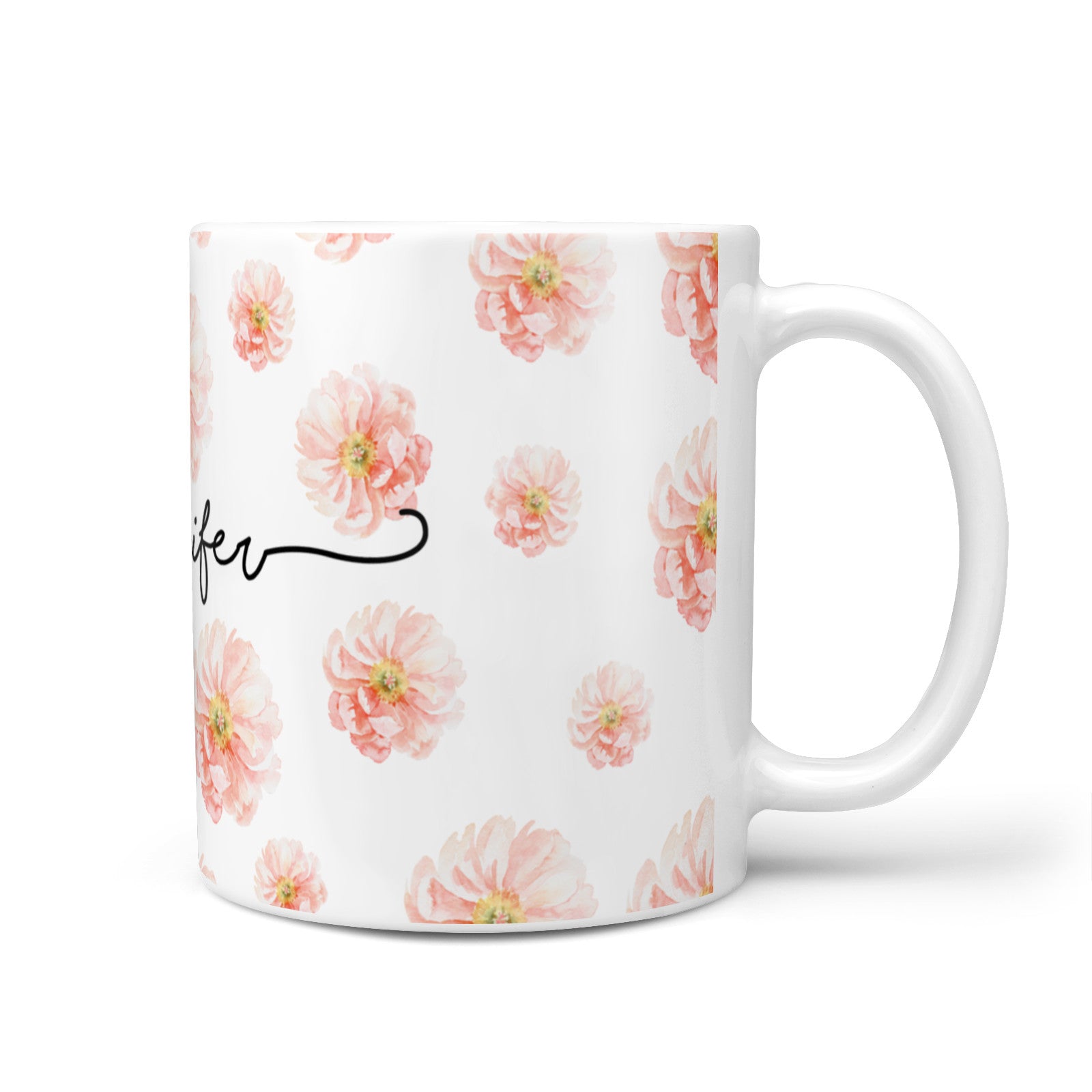 Personalised Flower Name 10oz Mug