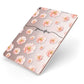 Personalised Flower Name Apple iPad Case on Rose Gold iPad Side View