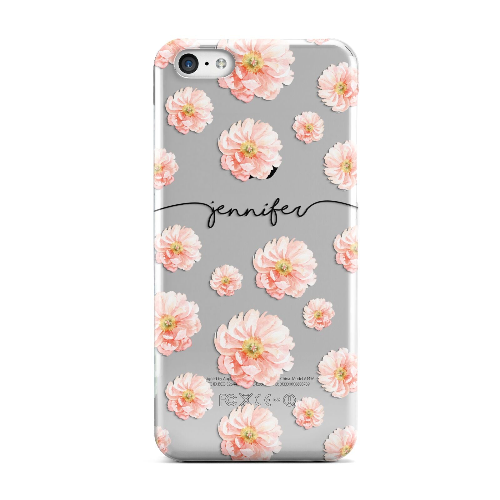 Personalised Flower Name Apple iPhone 5c Case