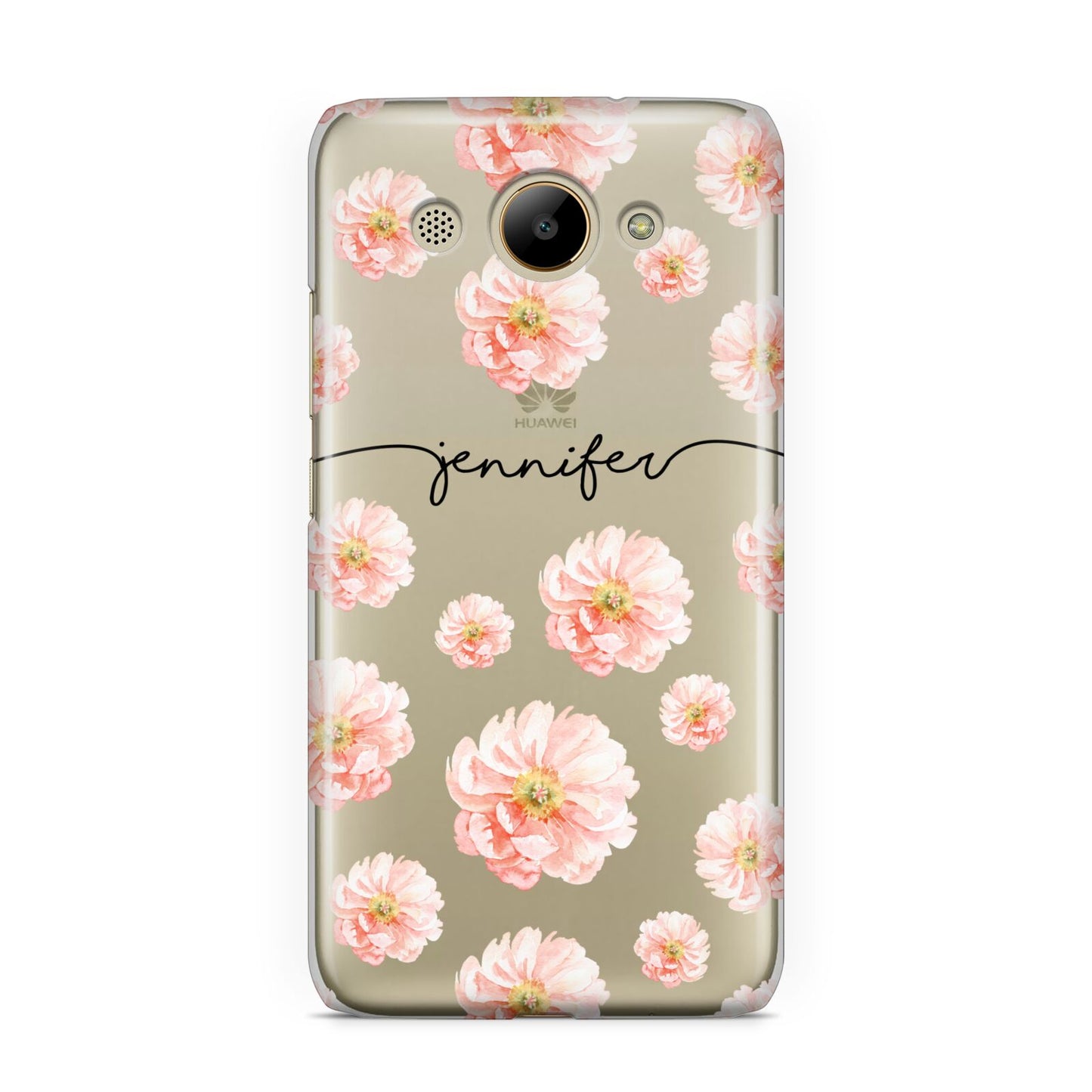 Personalised Flower Name Huawei Y3 2017