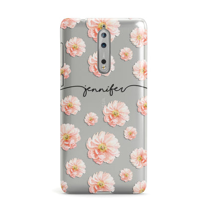 Personalised Flower Name Nokia Case