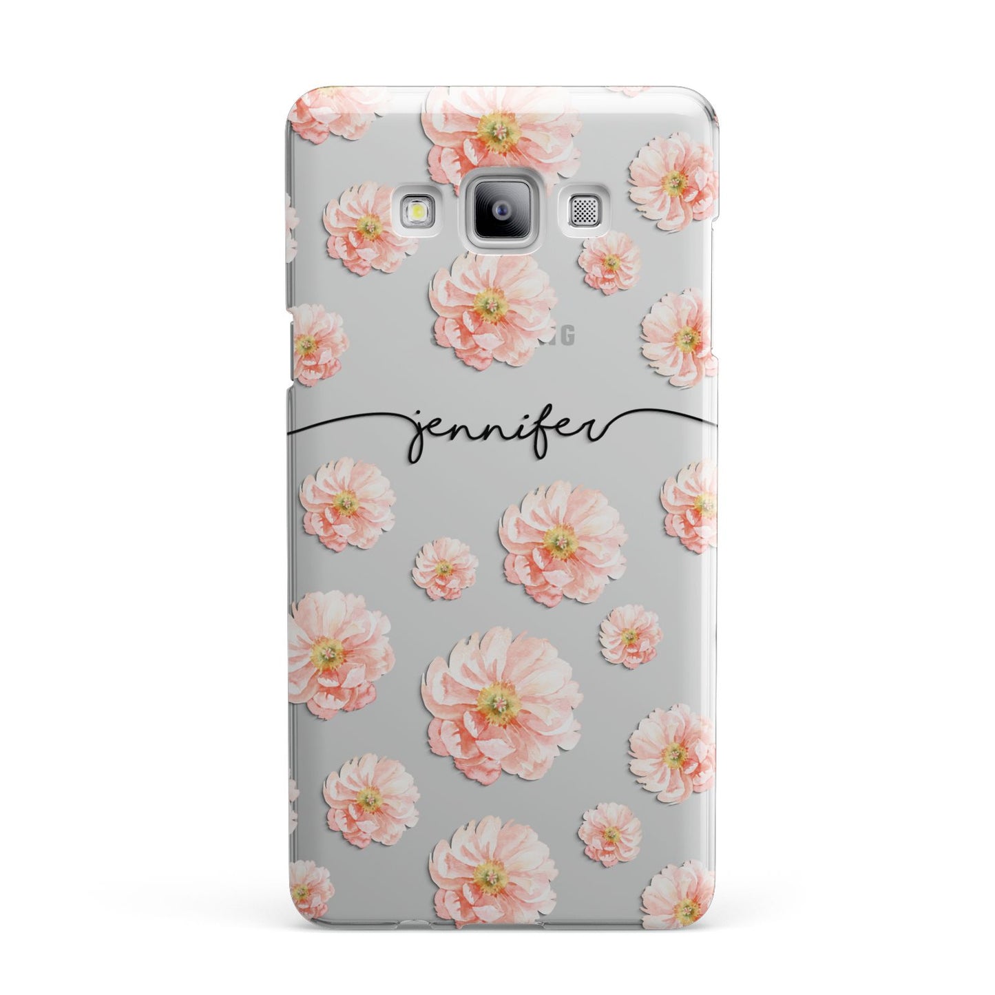 Personalised Flower Name Samsung Galaxy A7 2015 Case