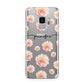 Personalised Flower Name Samsung Galaxy S9 Case
