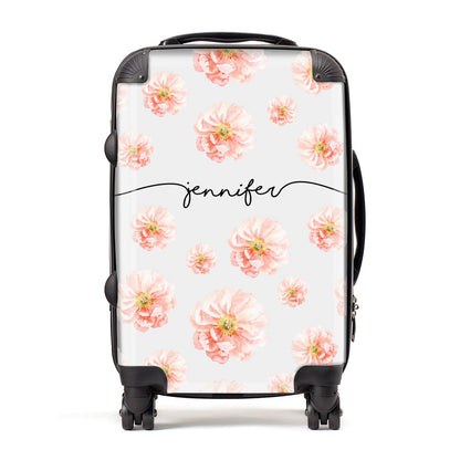 Personalised Flower Name Suitcase
