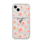 Personalised Flower Name iPhone 14 Plus Clear Tough Case Starlight
