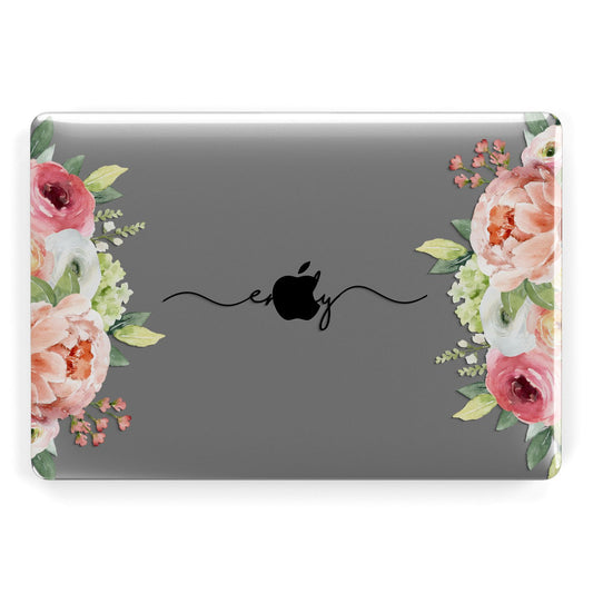 Personalised Flowers Apple MacBook Case