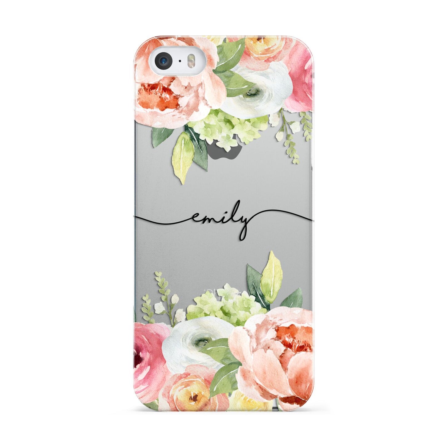Personalised Flowers Apple iPhone 5 Case