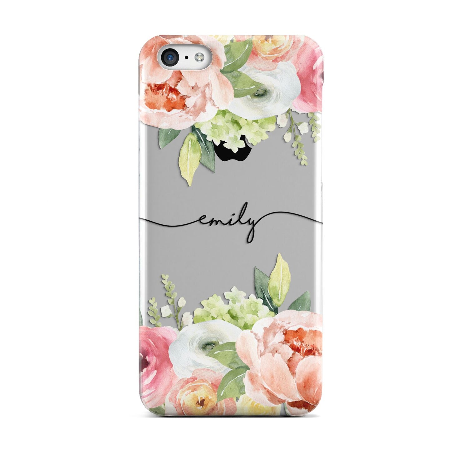 Personalised Flowers Apple iPhone 5c Case