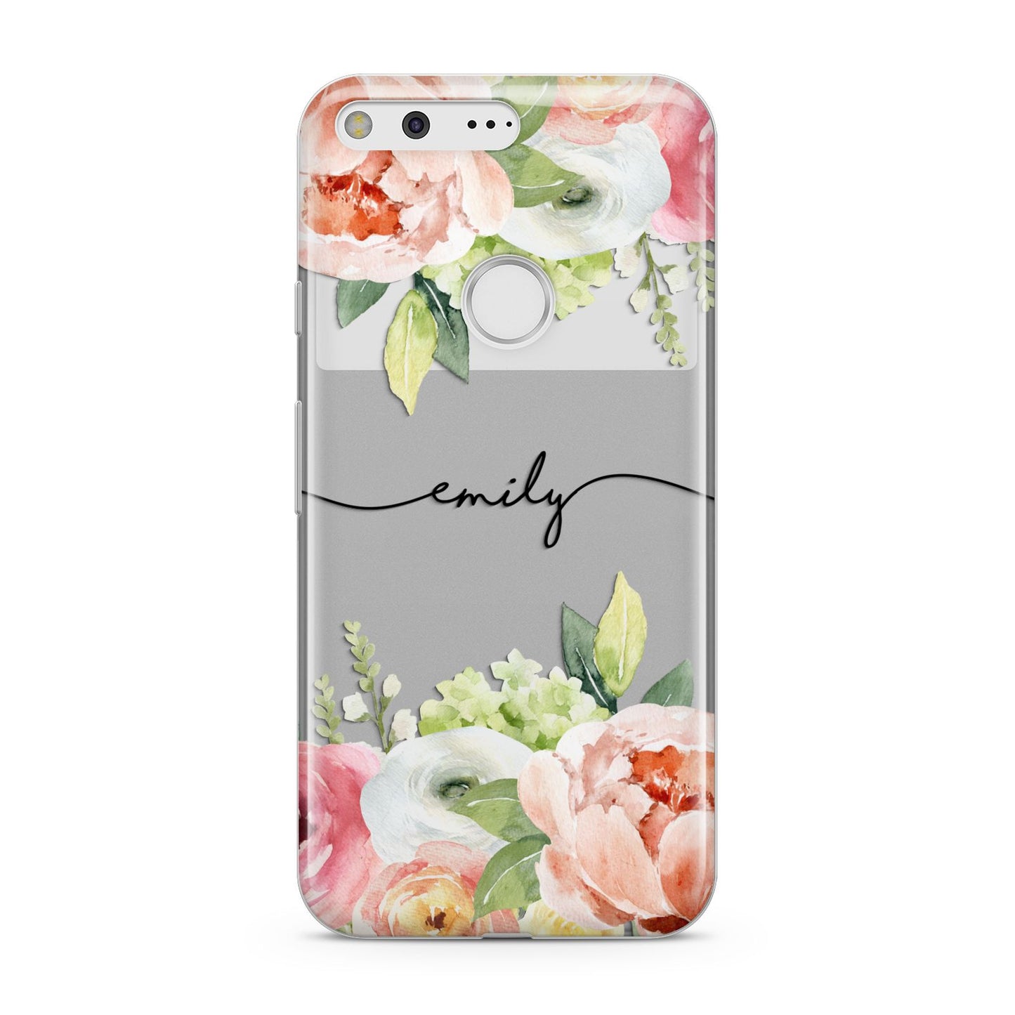 Personalised Flowers Google Pixel Case