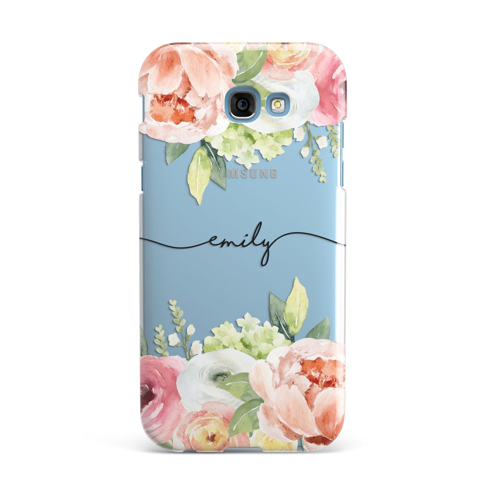 Personalised Flowers Samsung Galaxy A7 2017 Case