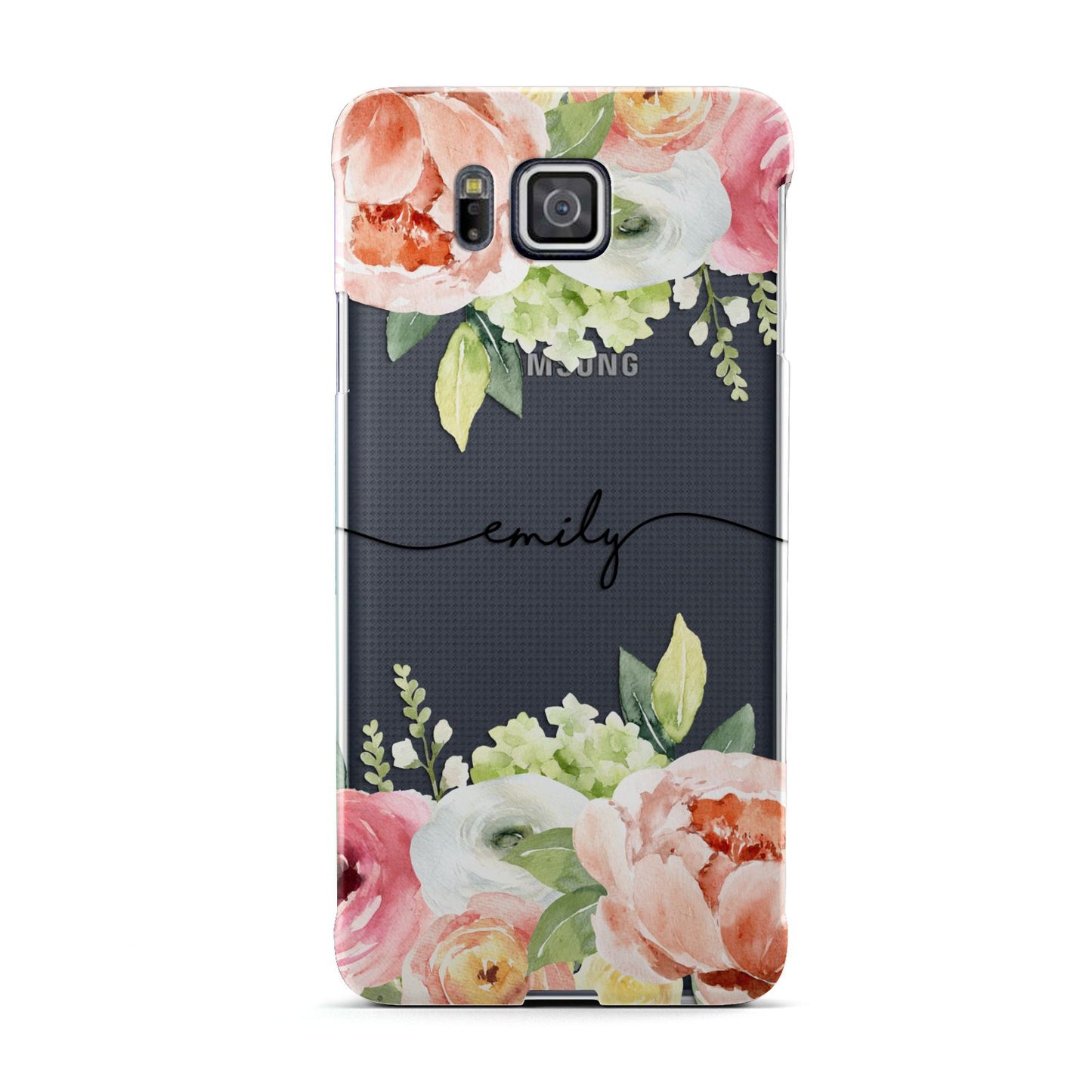 Personalised Flowers Samsung Galaxy Alpha Case