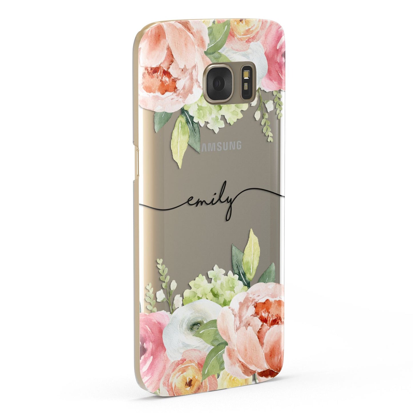Personalised Flowers Samsung Galaxy Case Fourty Five Degrees