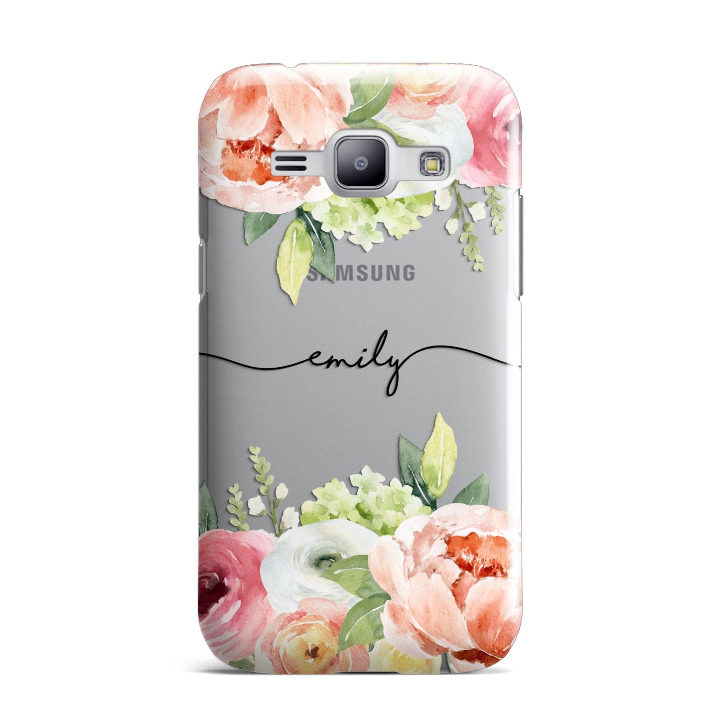 Personalised Flowers Samsung Galaxy J1 2015 Case
