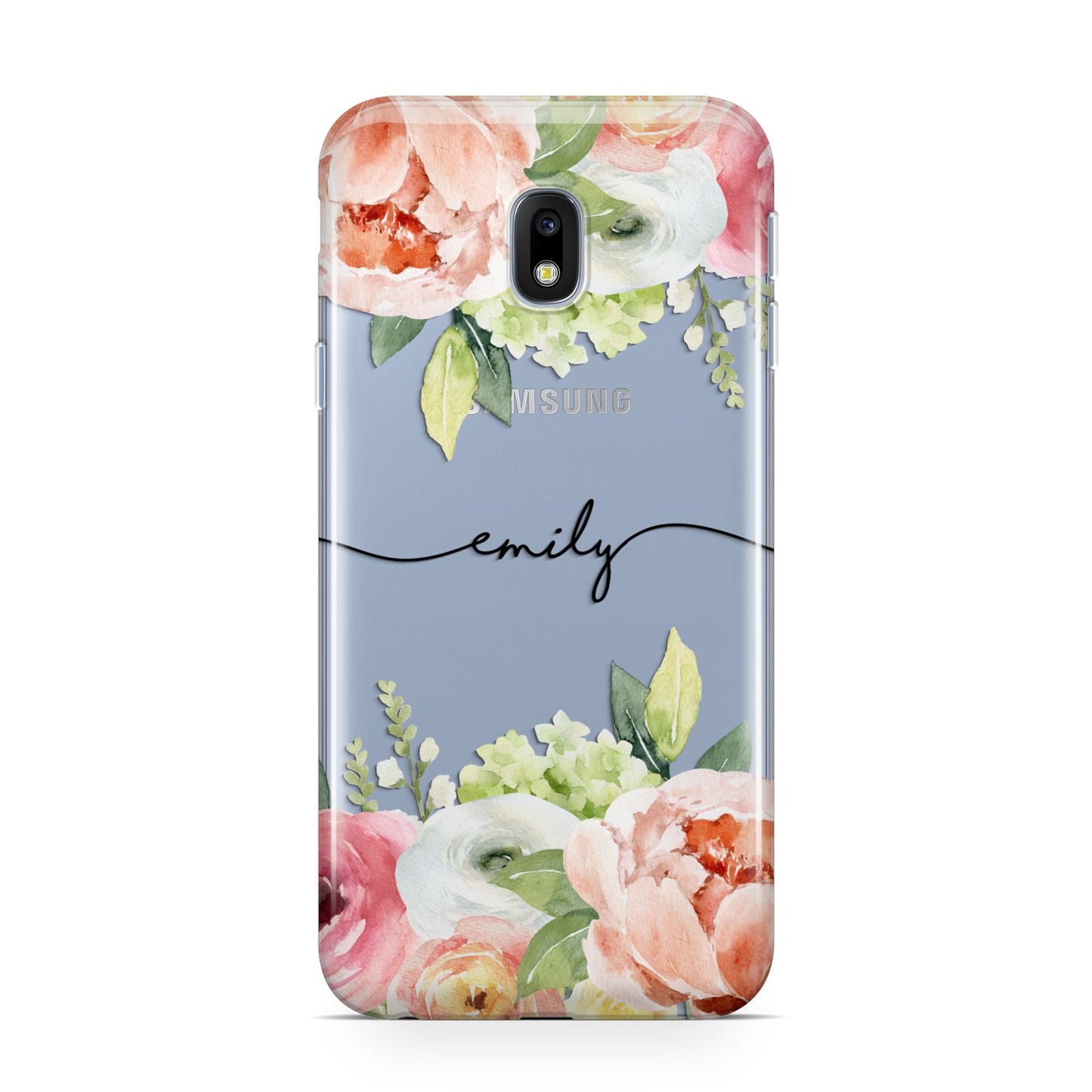 Personalised Flowers Samsung Galaxy J3 2017 Case