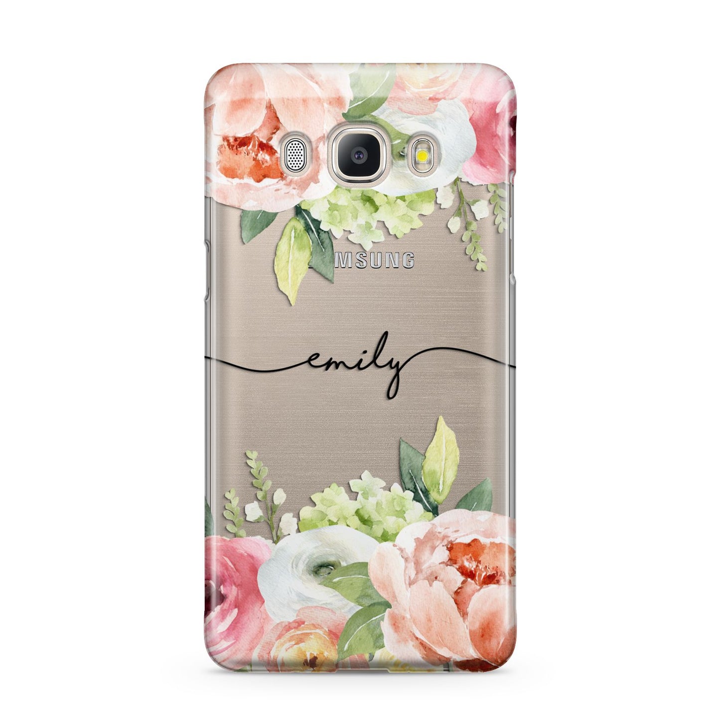 Personalised Flowers Samsung Galaxy J5 2016 Case