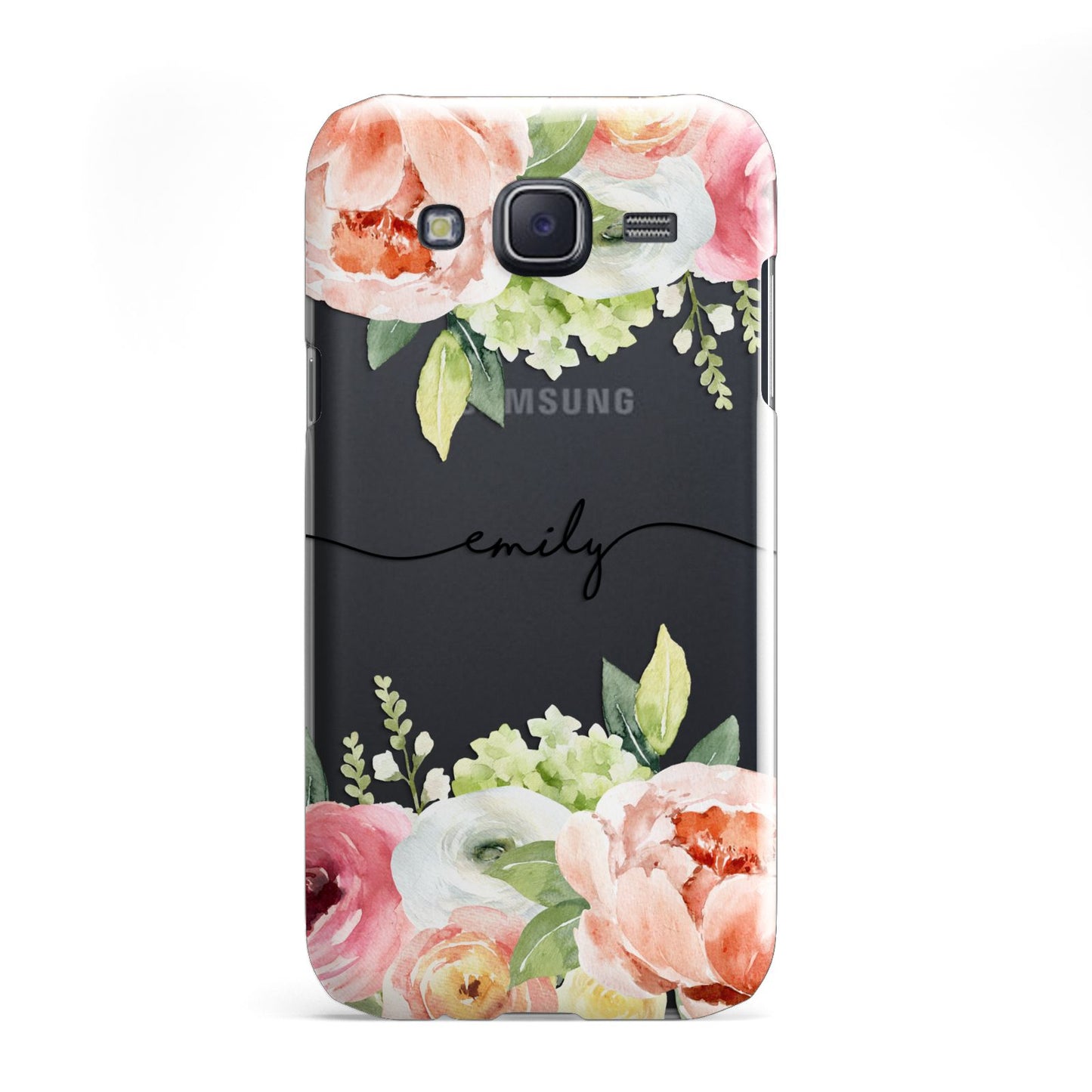 Personalised Flowers Samsung Galaxy J5 Case