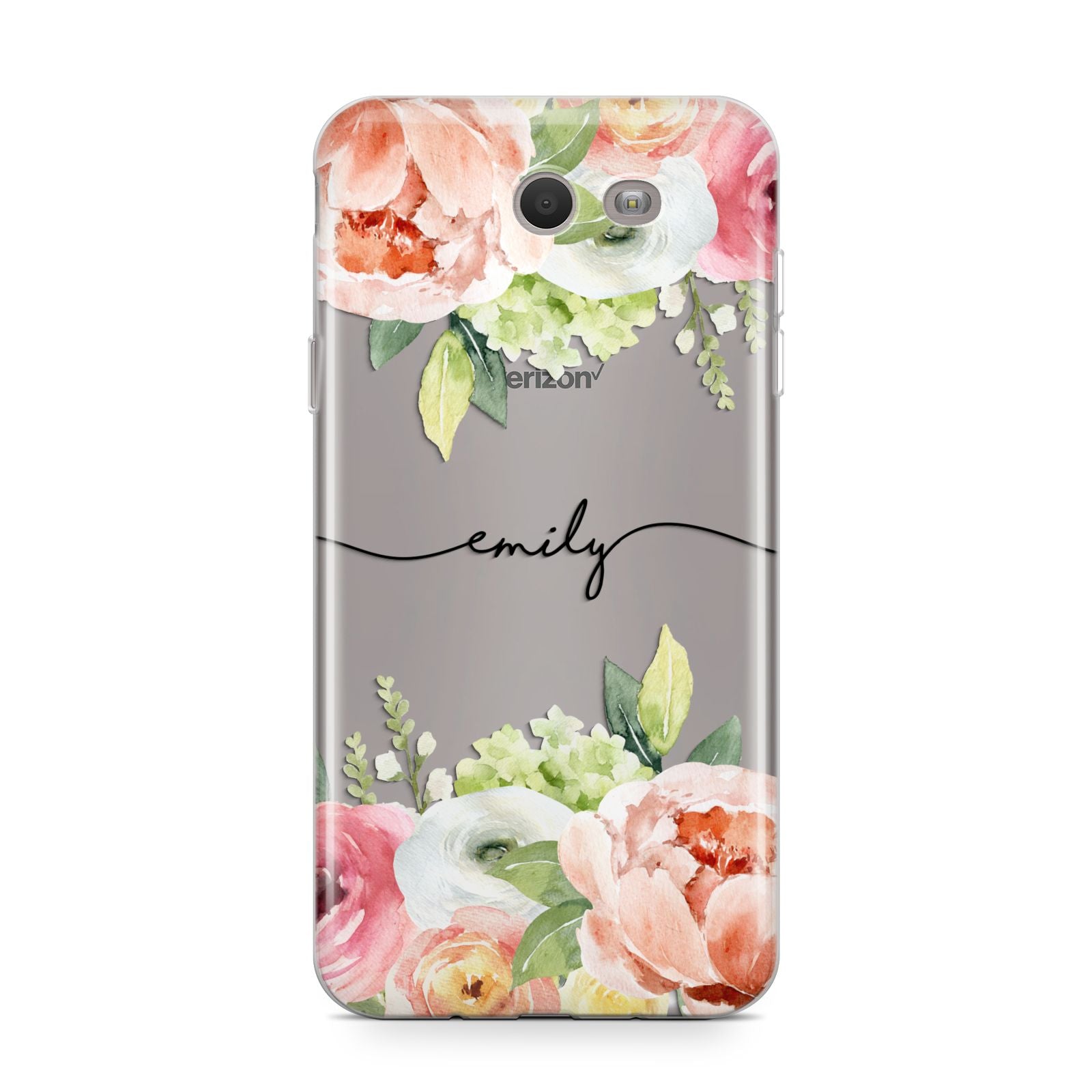 Personalised Flowers Samsung Galaxy J7 2017 Case