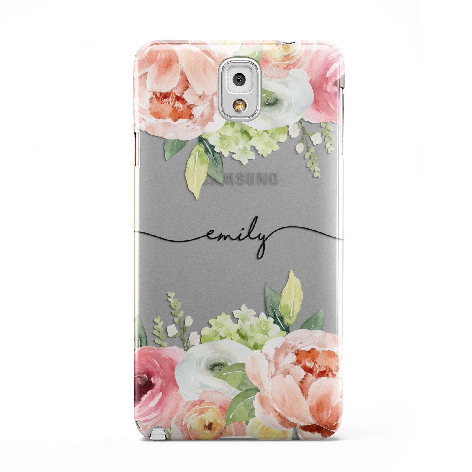 Personalised Flowers Samsung Galaxy Note 3 Case