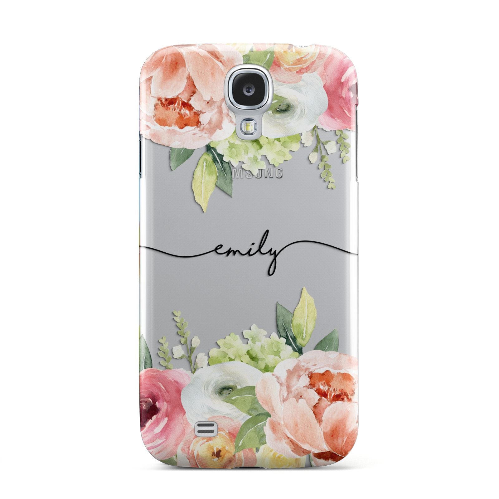 Personalised Flowers Samsung Galaxy S4 Case
