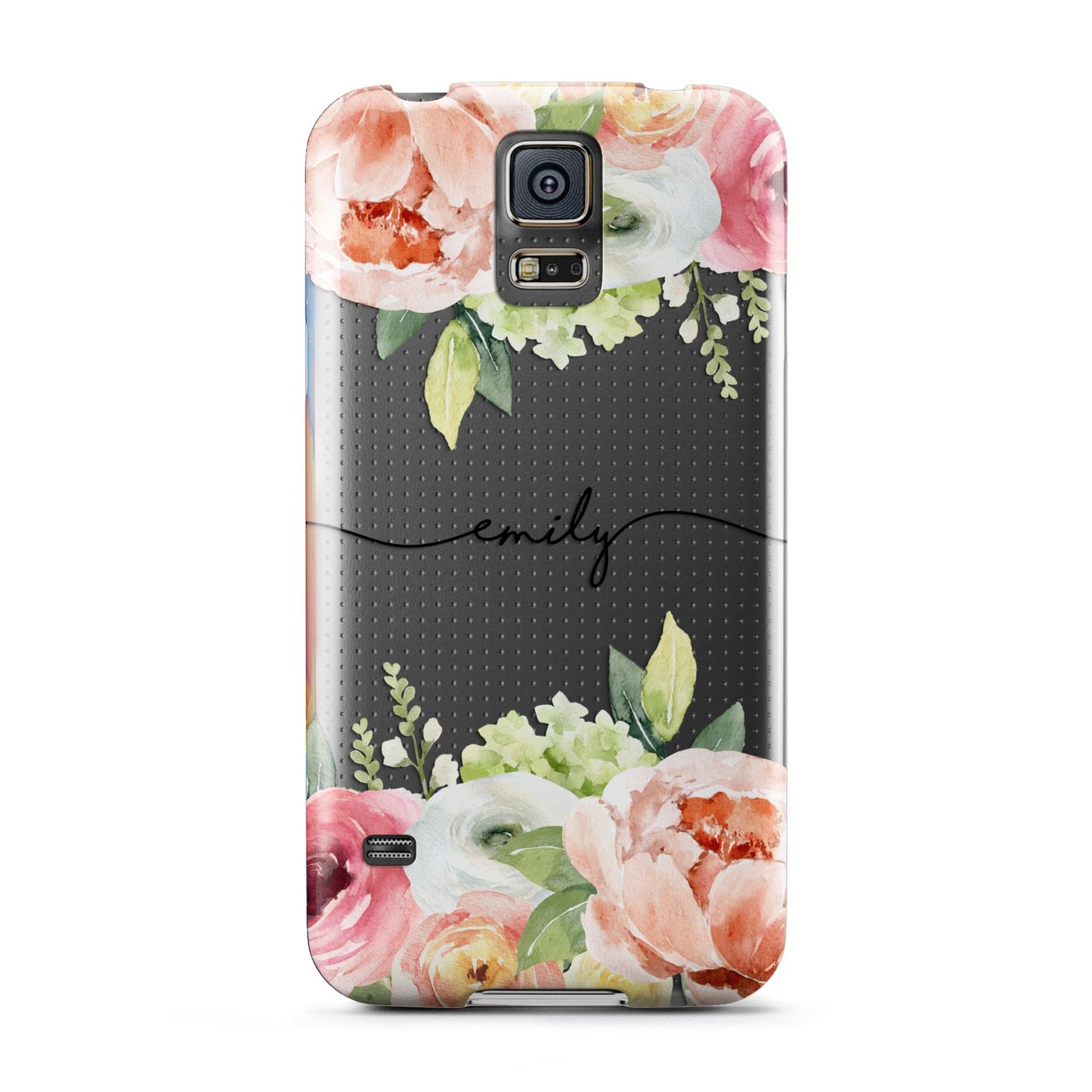 Personalised Flowers Samsung Galaxy S5 Case