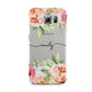 Personalised Flowers Samsung Galaxy S6 Case