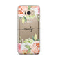 Personalised Flowers Samsung Galaxy S8 Plus Case