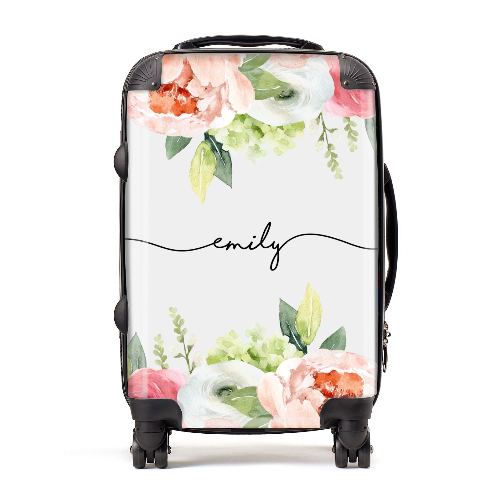 Personalised Flowers Suitcase