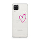 Personalised Font With Heart Samsung A12 Case
