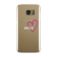 Personalised Font With Heart Samsung Galaxy Case