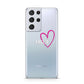 Personalised Font With Heart Samsung S21 Ultra Case