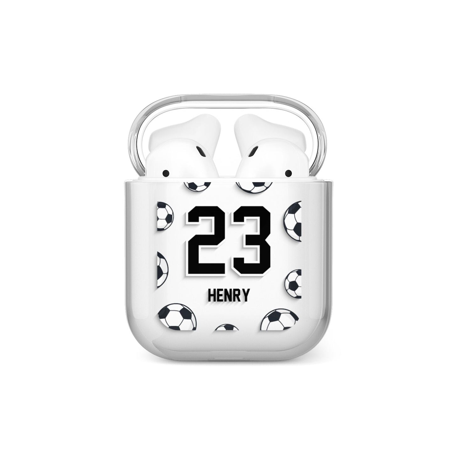 Personalised Football AirPods Case