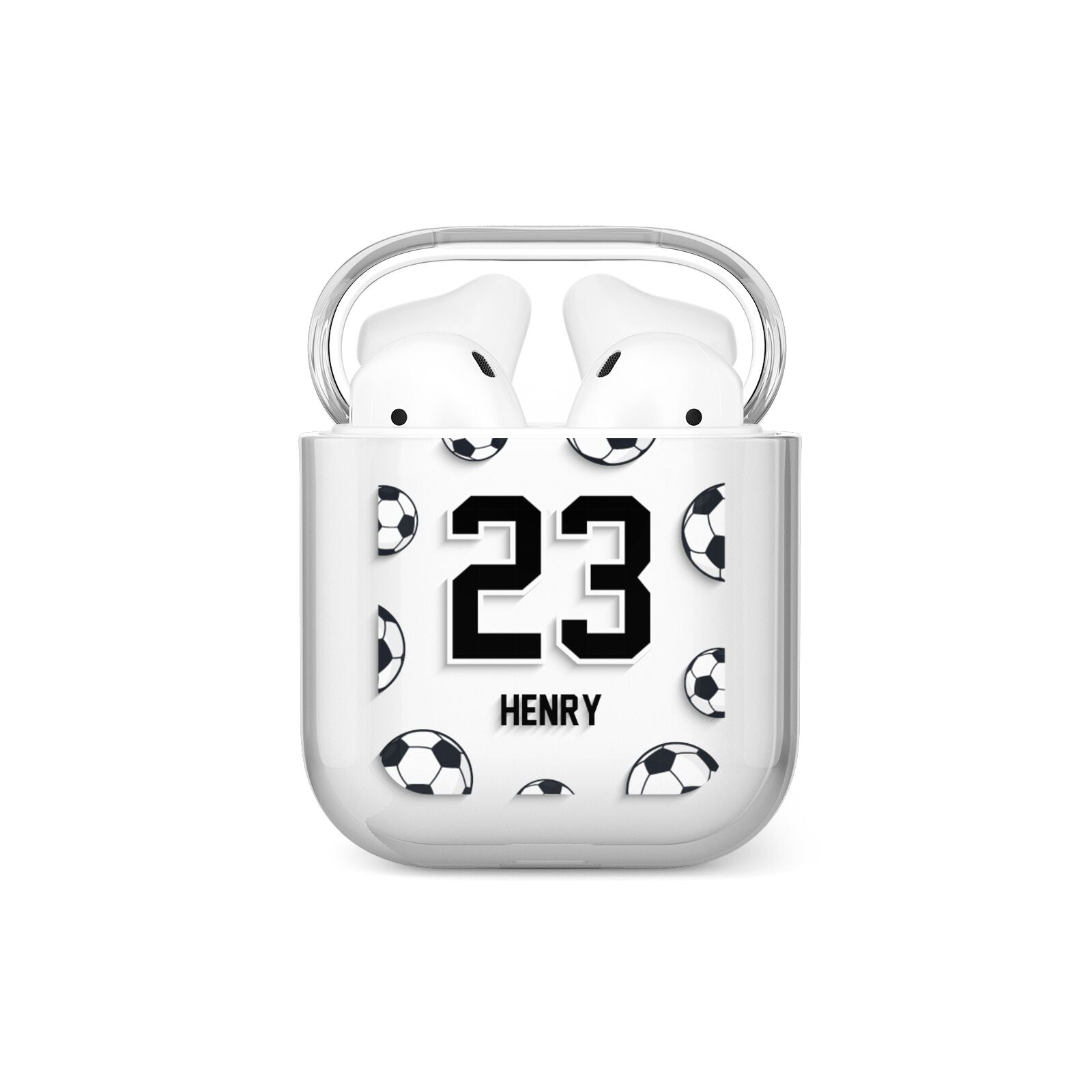 Personalised Football AirPods Case