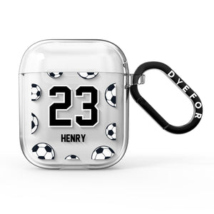 Personalised Football AirPods Case