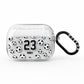 Personalised Football AirPods Pro Glitter Case