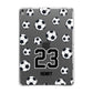 Personalised Football Apple iPad Grey Case