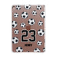 Personalised Football Apple iPad Rose Gold Case