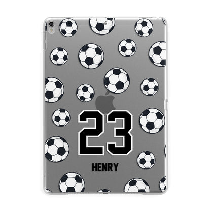 Personalised Football Apple iPad Silver Case