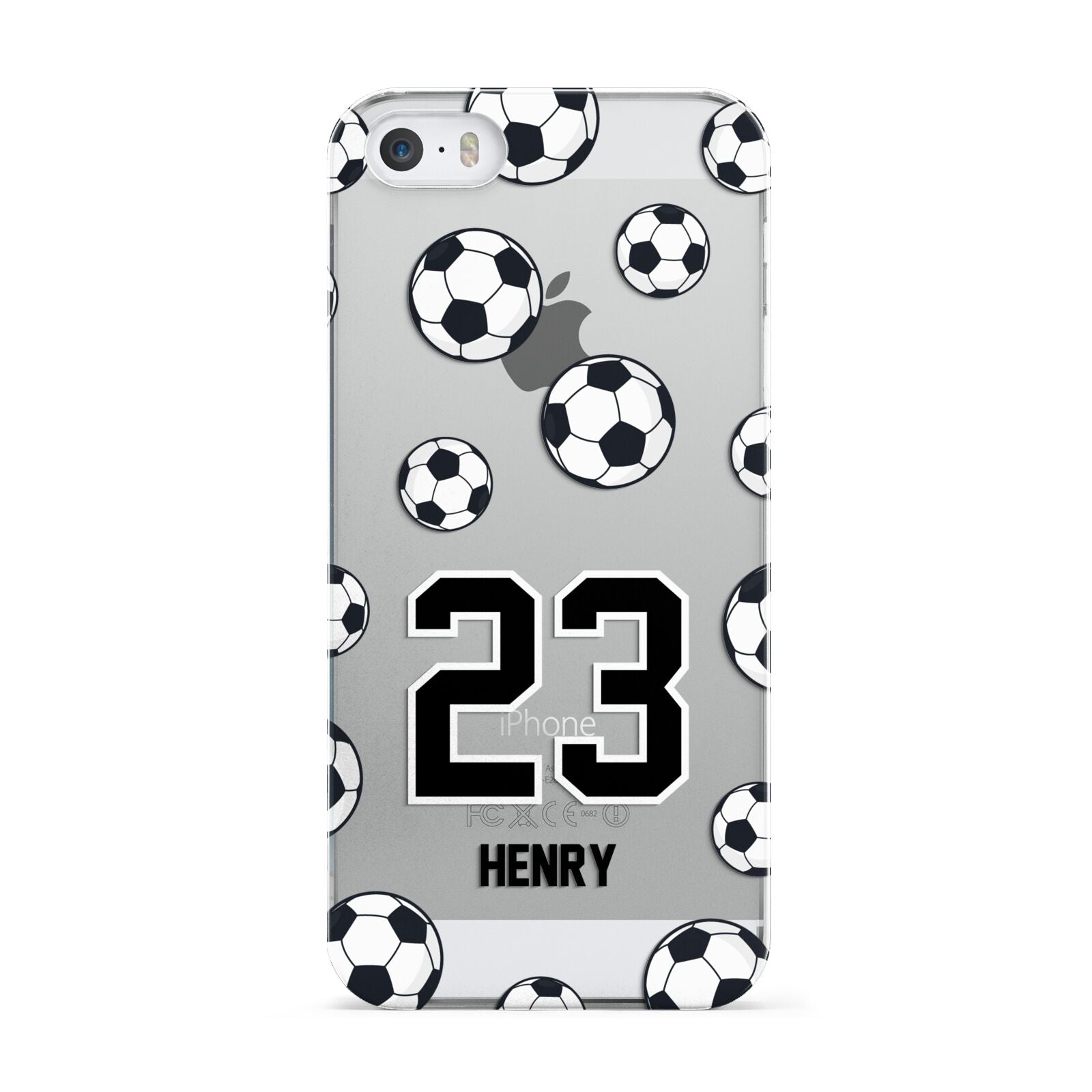 Personalised Football Apple iPhone 5 Case