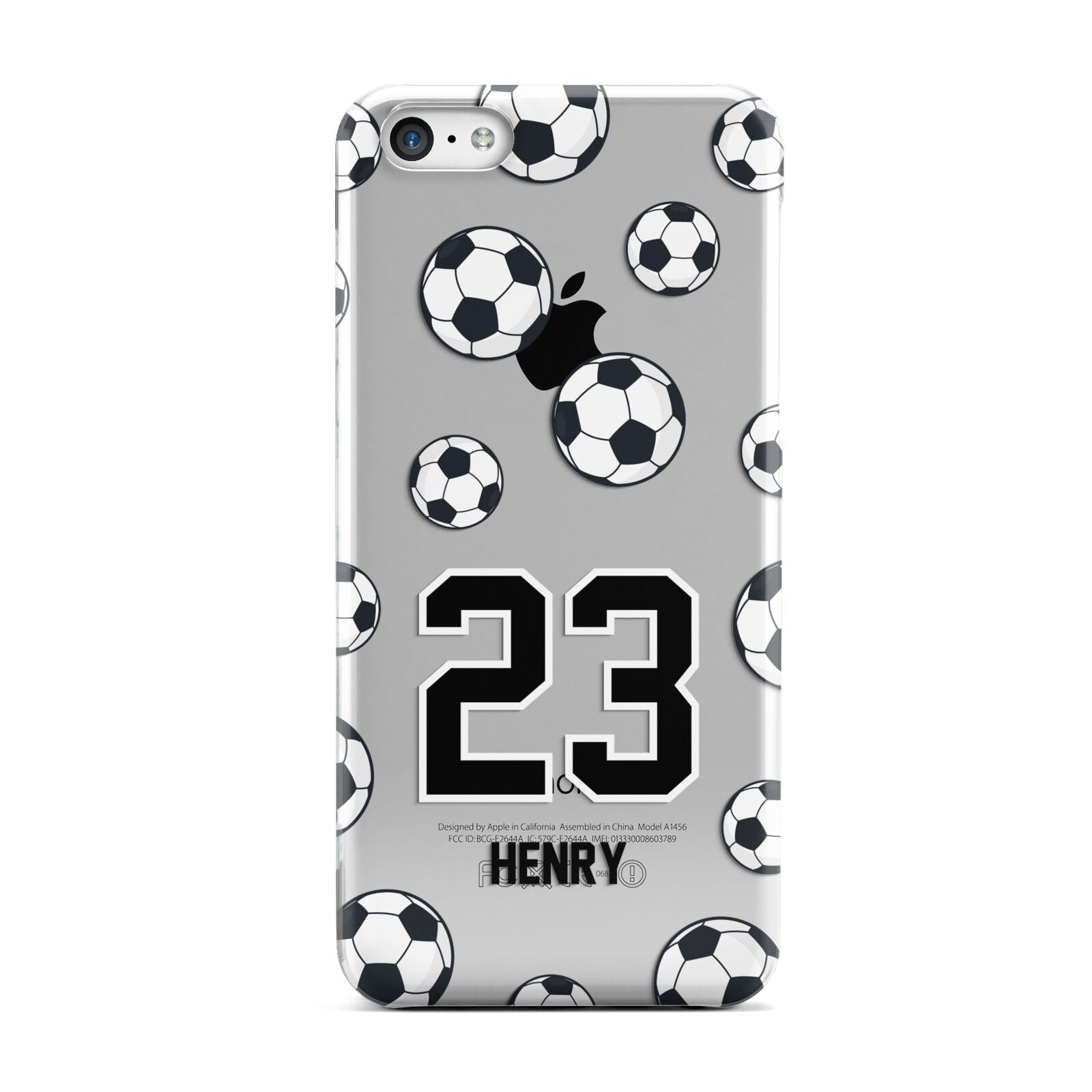 Personalised Football Apple iPhone 5c Case
