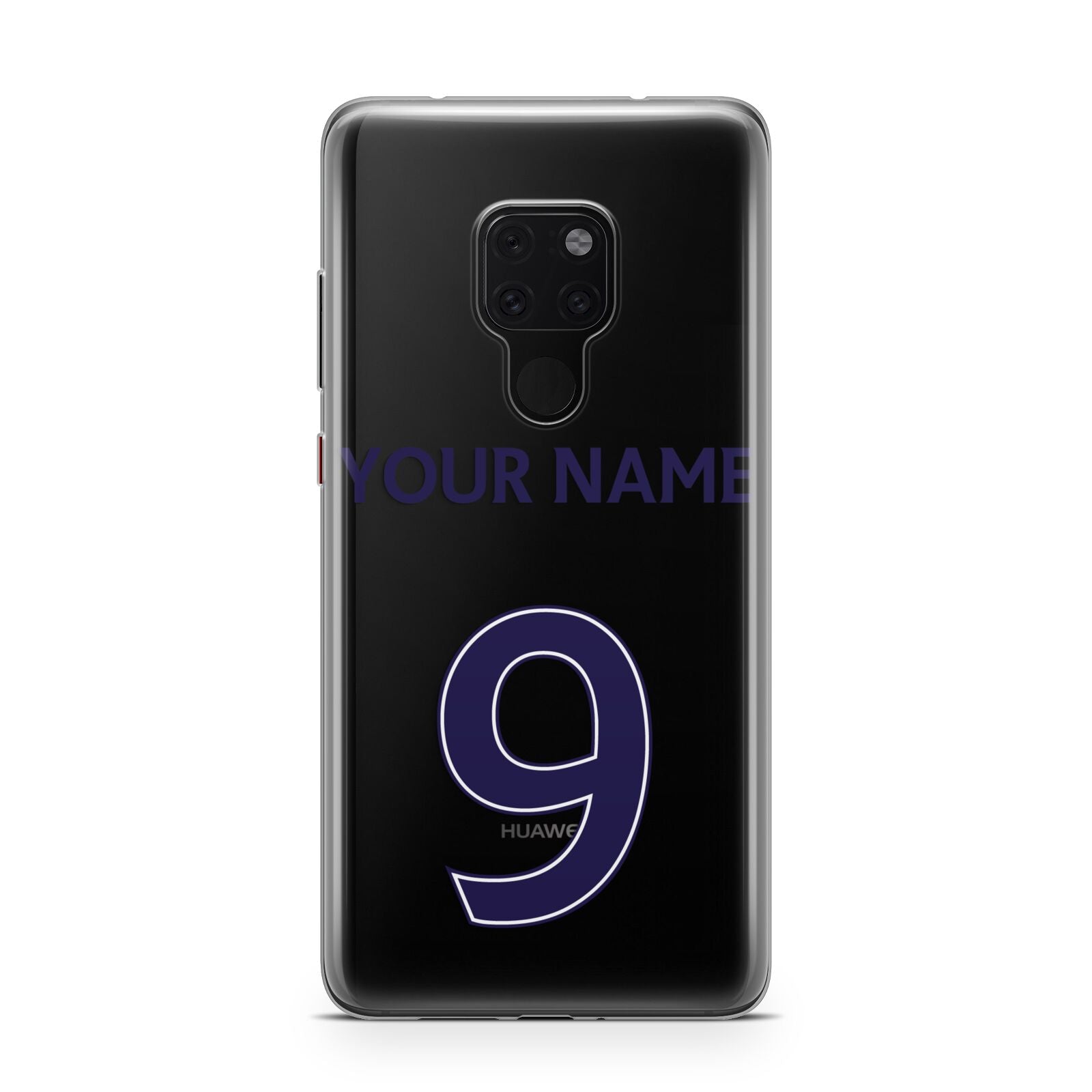 Personalised Football Name and Number Huawei Mate 20 Phone Case