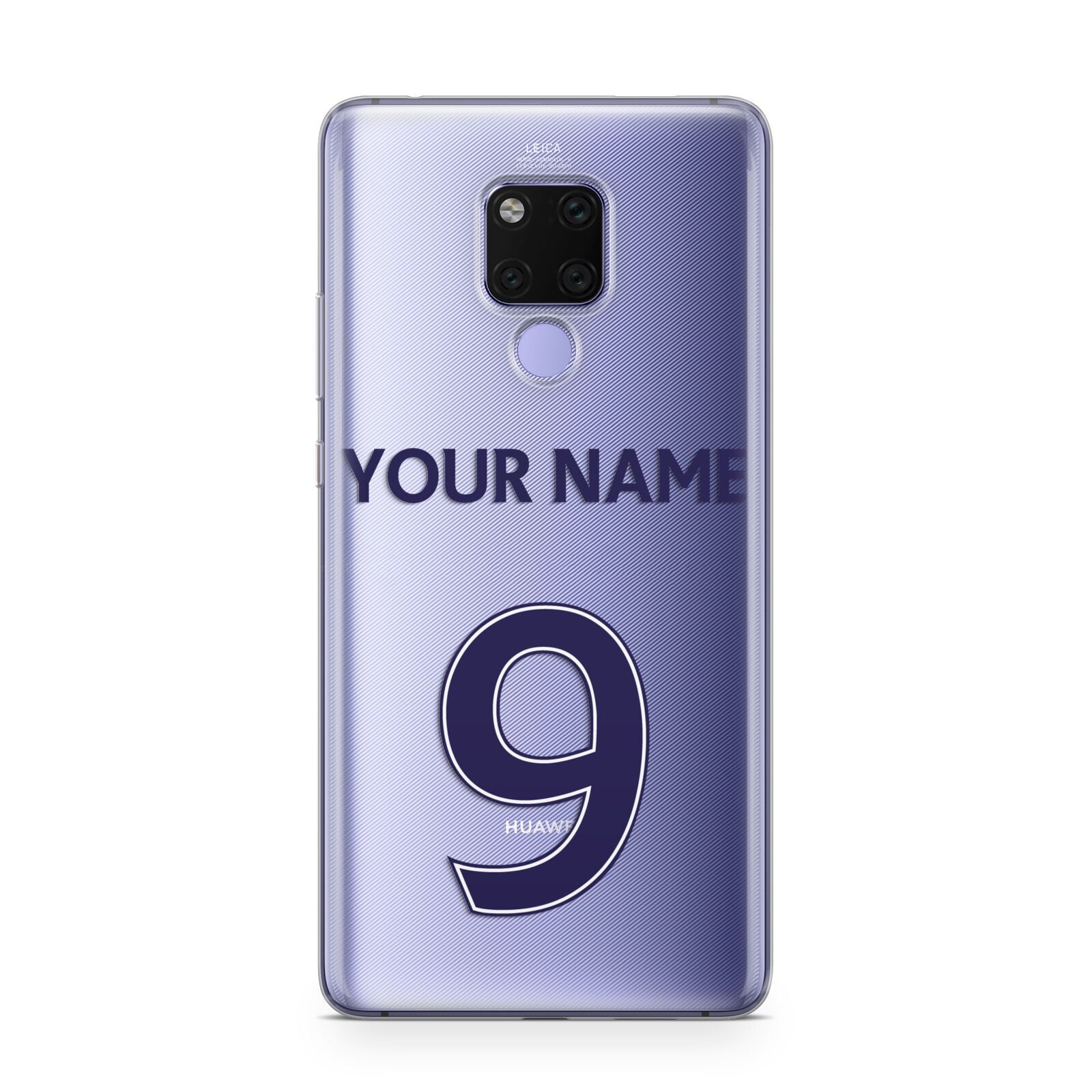Personalised Football Name and Number Huawei Mate 20X Phone Case