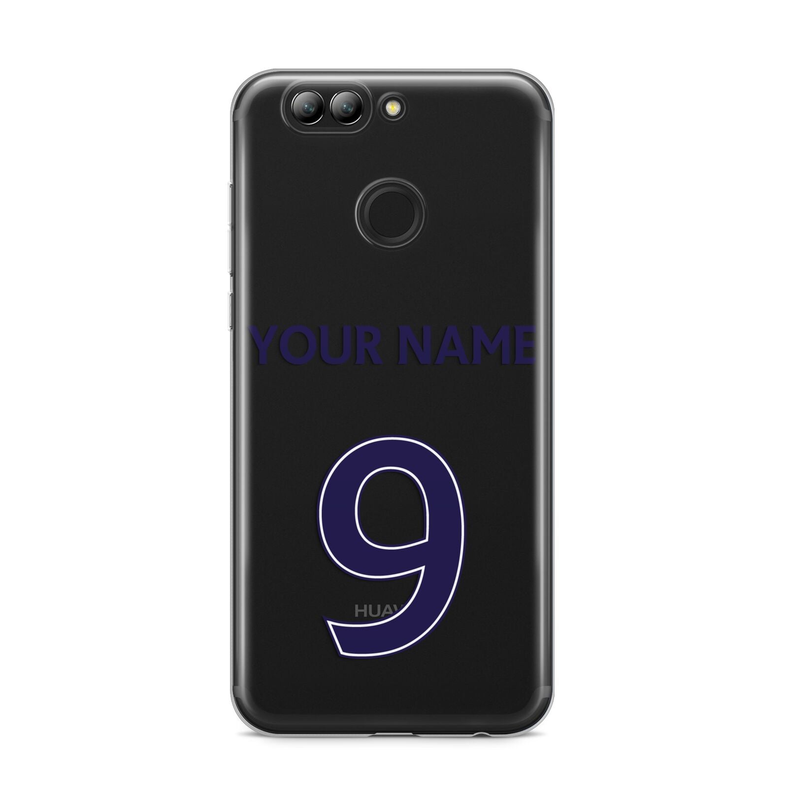 Personalised Football Name and Number Huawei Nova 2s Phone Case