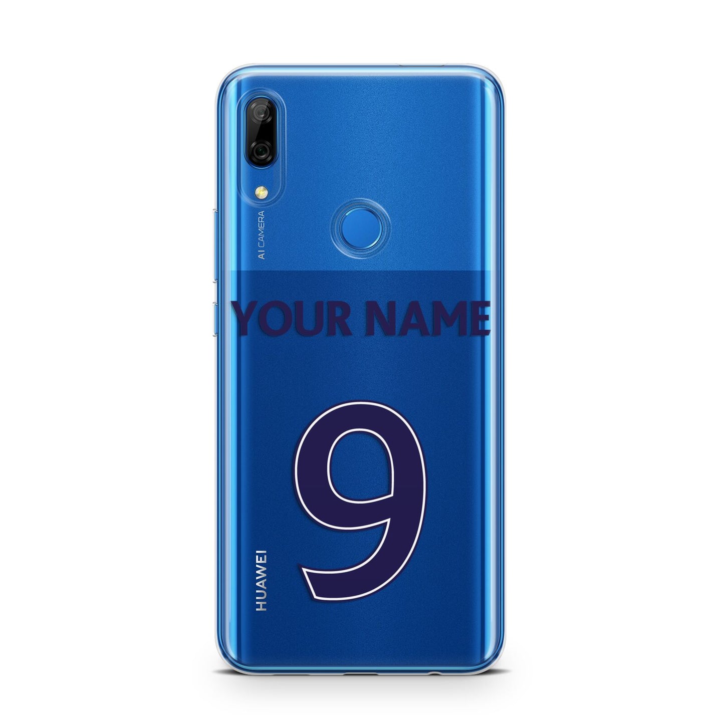 Personalised Football Name and Number Huawei P Smart Z