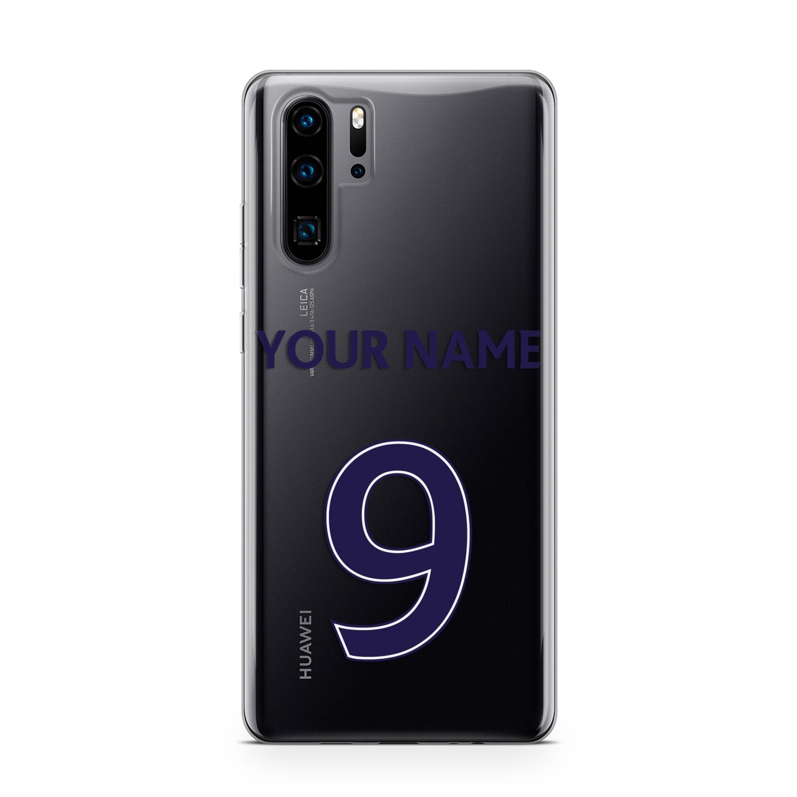 Personalised Football Name and Number Huawei P30 Pro Phone Case