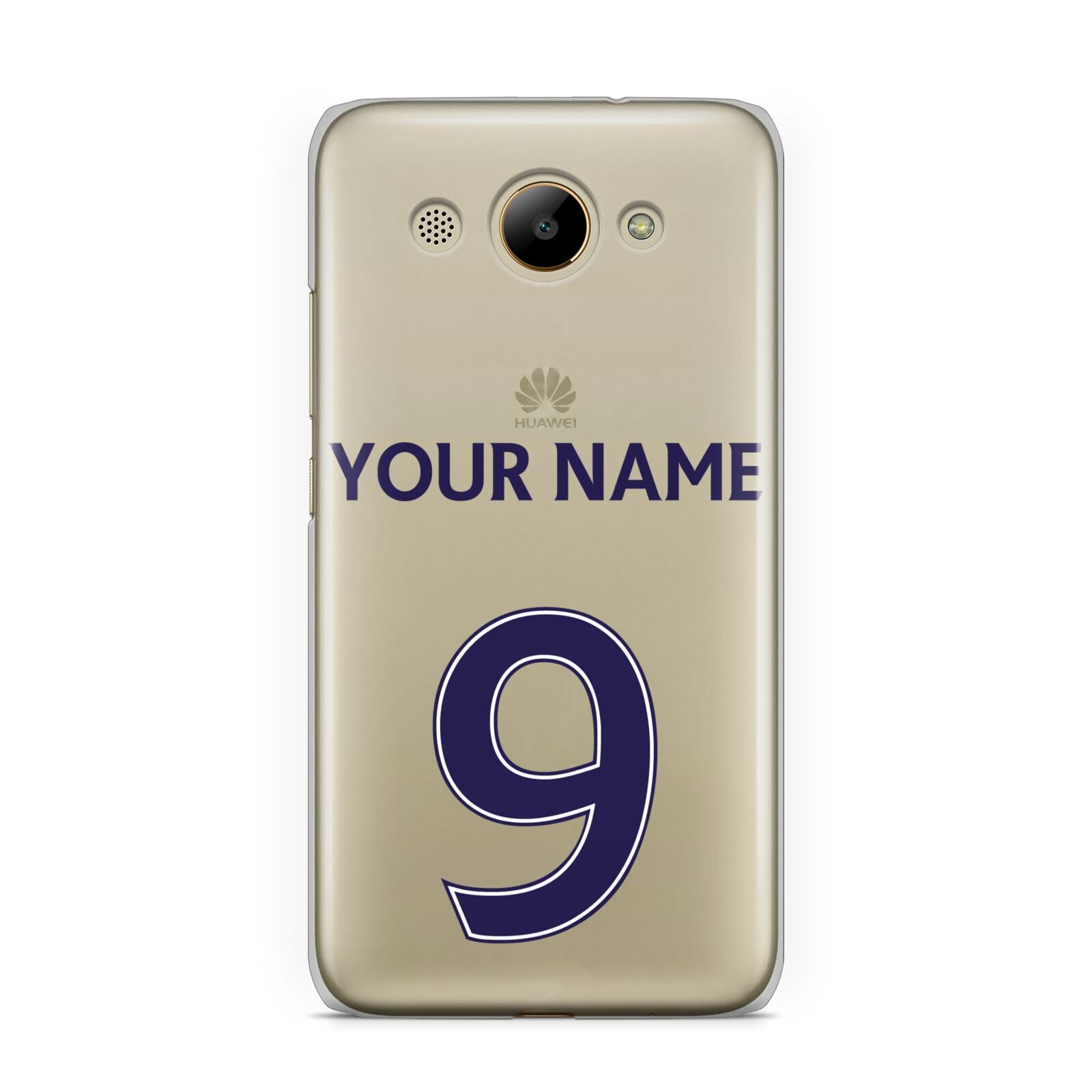 Personalised Football Name and Number Huawei Y3 2017