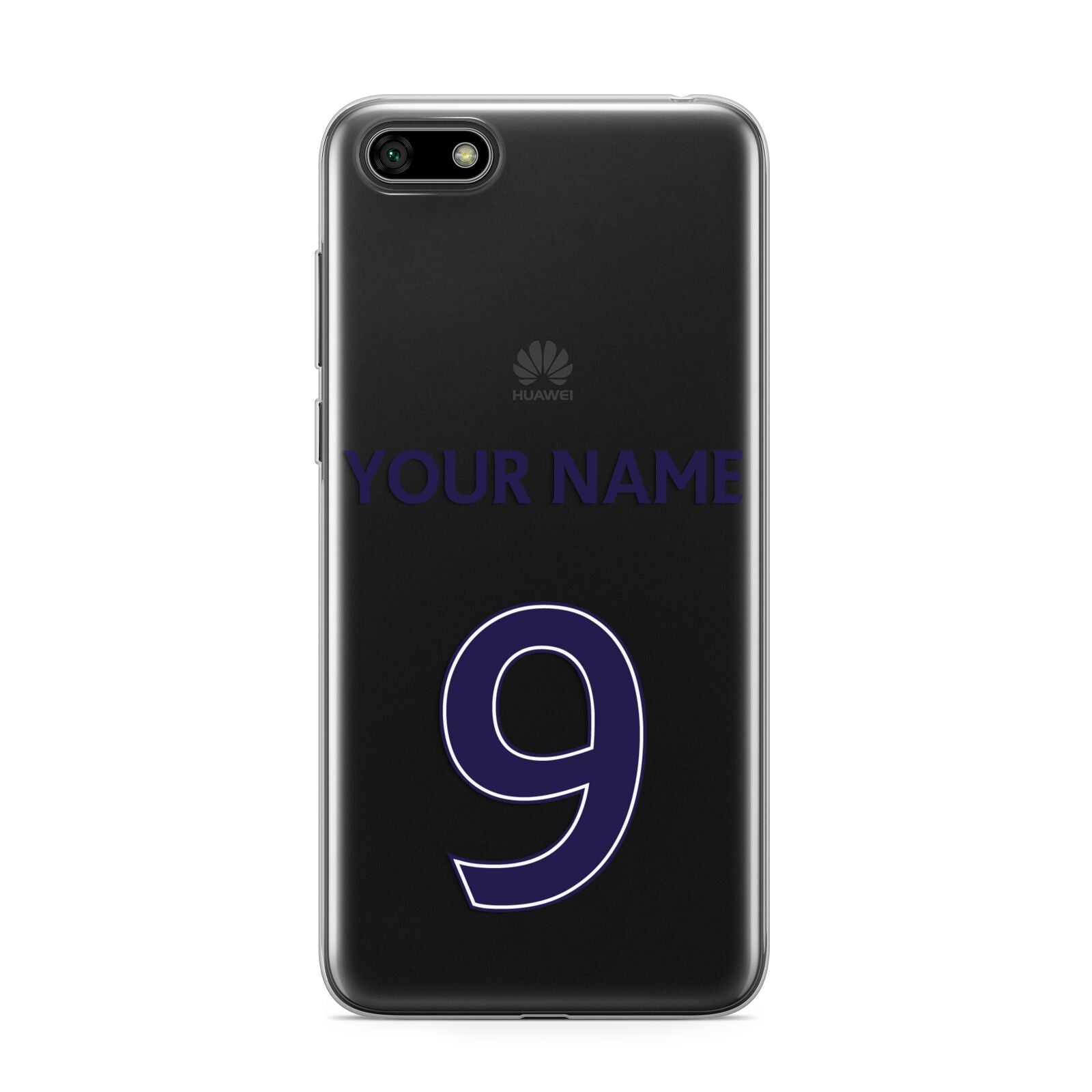 Personalised Football Name and Number Huawei Y5 Prime 2018 Phone Case
