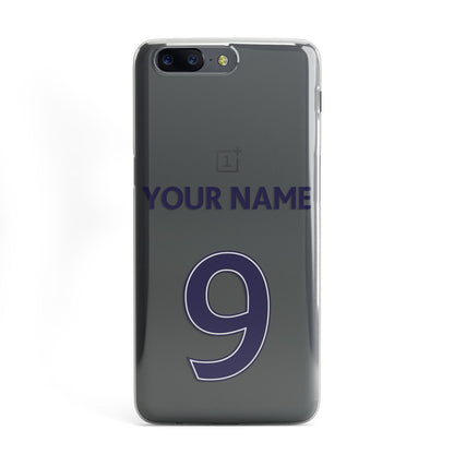 Personalised Football Name and Number OnePlus Case